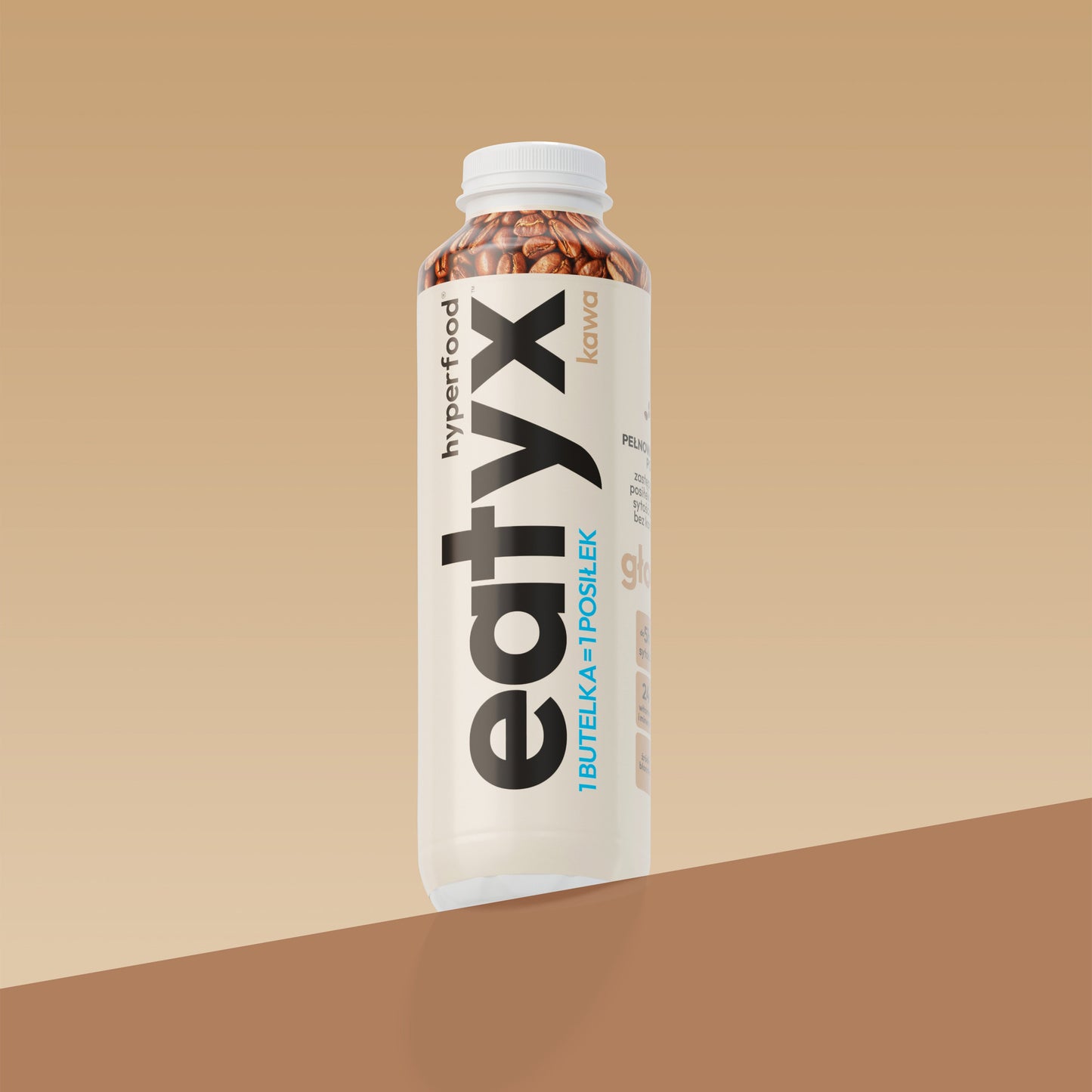 eatyx ZBILANSOWANY PEŁNOWARTOŚCIOWY POSIŁEK GOTOWY DO SPOŻYCIA KAWA 500 ml