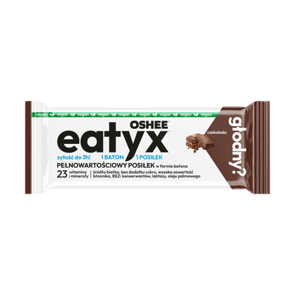 eatyx PEŁNOWARTOŚCIOWY POSIŁEK W FORMIE BATONA CZEKOLADA 60g