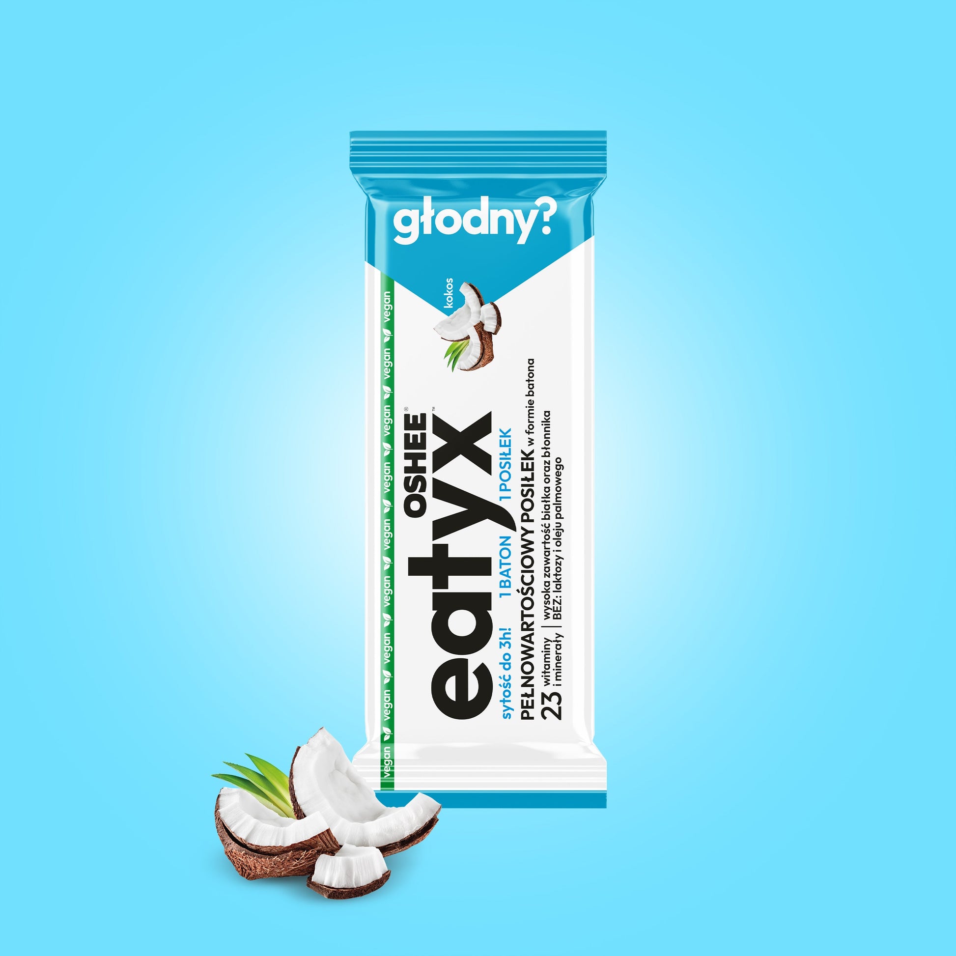 eatyx PEŁNOWARTOŚCIOWY POSIŁEK W FORMIE BATONA KOKOS 60g