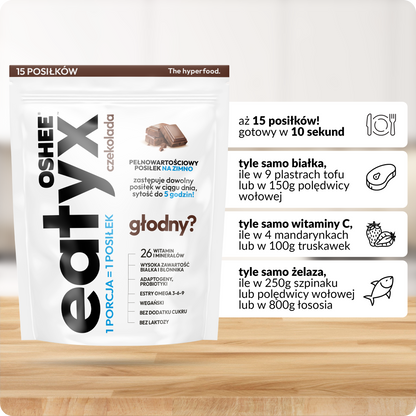 eatyx PEŁNOWARTOŚCIOWY POSIŁEK CZEKOLADA 1350g