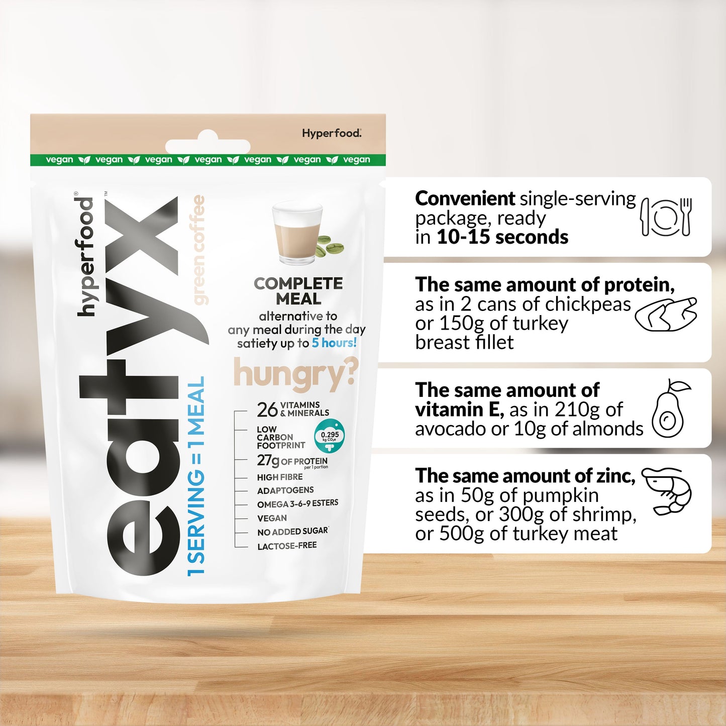 eatyx PEŁNOWARTOŚCIOWY POSIŁEK ZIELONA KAWA (1 porcja)
